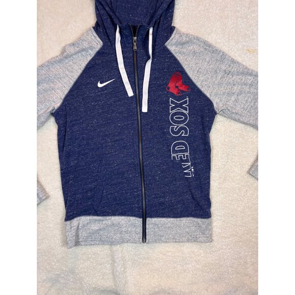 Boston Red Sox Womens Zip-Up Hoodie By Nike Size S - Picture 3 of 16
